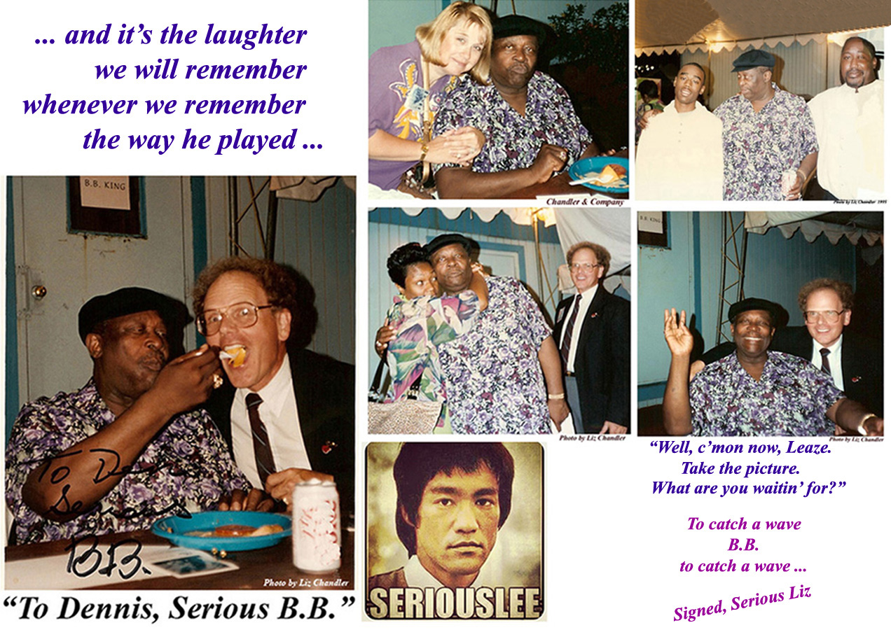BB King 90th Birthday Collage Card from Liz & Dennis Chandler 