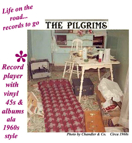 PILGRIMS BAND COLLAGE DENNIS CHANDLER PIC ON THE ROAD