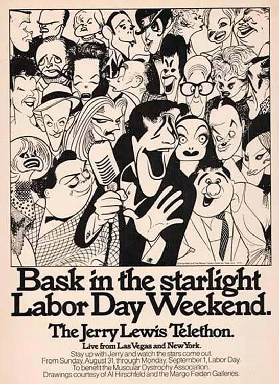 MDA Jerry Lewis Labor Day Telethon Ad 