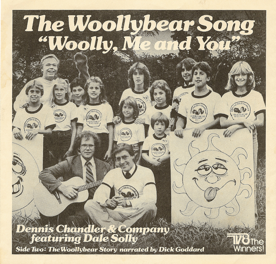Woollybear Song for Dick Goddard by Dennis Chandler Record Jacket 1